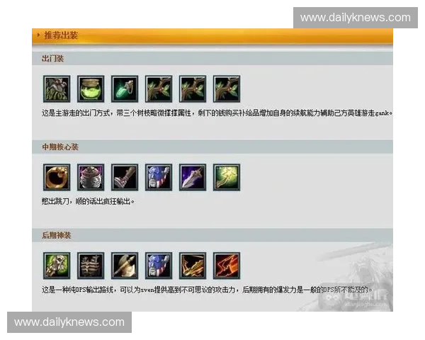 Dota2英雄出装攻略分析如何根据局势灵活调整装备选择提升战斗力